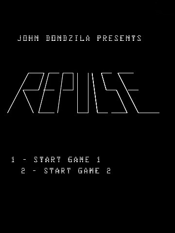 Игра Repulse by John Dondzila (Vectrex - vect)
