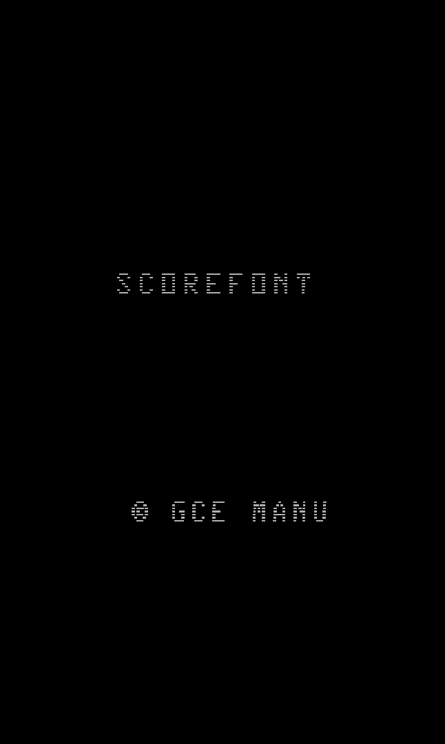 Обложка игры Score Font 3 by Manu ( - vect)