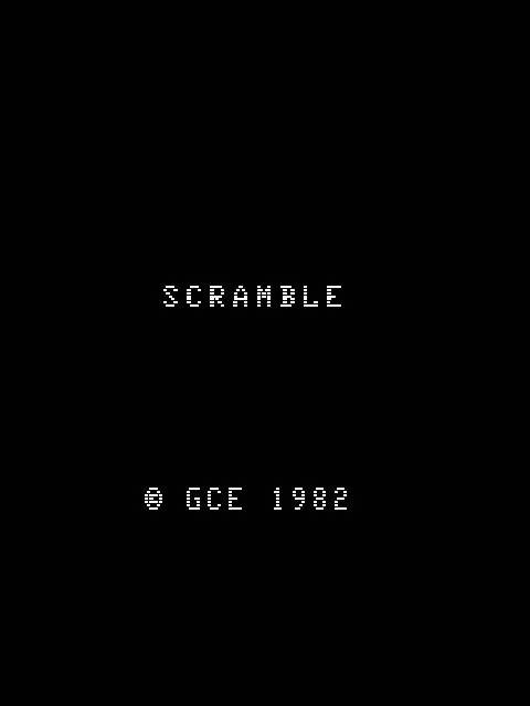 История игры Scramble (Vectrex - vect)