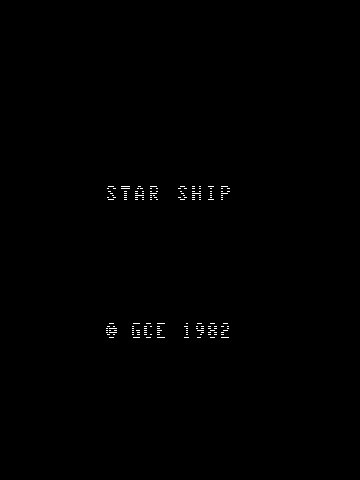 Игра Star Ship (Vectrex - vect)